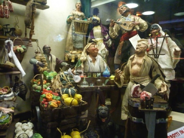 Via San Gregorio Armeno Nativity Figures.  Naples.